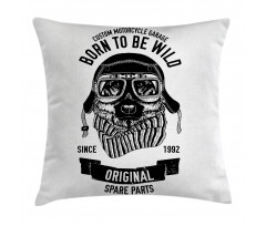 Words Motorcycle Rider Pillow Cover