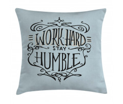 Motivational Lifestyle Pillow Cover