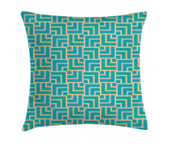 Art Deco Square Lines Pillow Cover