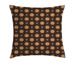 Summer Time Orange Flower Pillow Cover