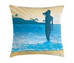 Sea Shore Ocean Summer Pillow Cover