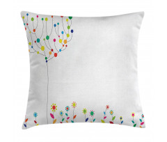 Tree Branch Spring Buds Pillow Cover