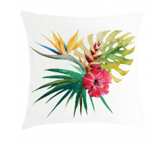 Wild Tropical Orchid Pillow Cover