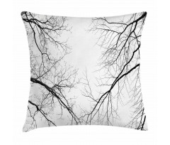 Leafless Scary Branches Pillow Cover