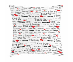 Romance Couple Love Pillow Cover