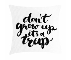 Motivational Life Letters Pillow Cover