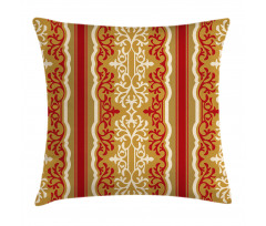 Middle East Swirl Motif Pillow Cover