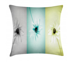 Different Daisy Flower Pillow Cover