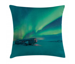 Misty Winter Day Pillow Cover