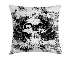 Dark Horror Scary Skull Pillow Cover