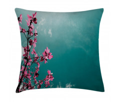 Sunny Sky Exotic Summer Pillow Cover