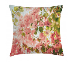 Sunny Summer Blossoms Pillow Cover