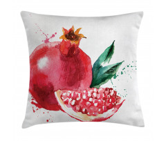 Hand Drawn Watercolor Pillow Cover