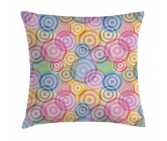Geometric Circles Rounds Pillow Cover
