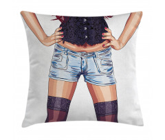 Woman Pillow Cover