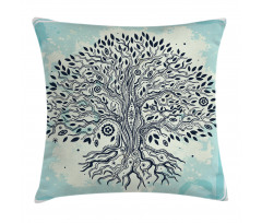 Chinese Bonsai Roots Pillow Cover