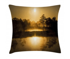Idyllic Sunrise Morning Pillow Cover