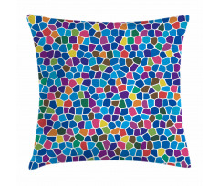 Vivid Mosaic Design Pillow Cover