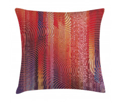 Wavy Mosaic Pixelated Pillow Cover