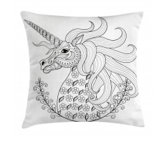 Fantasy Unicorn Pillow Cover