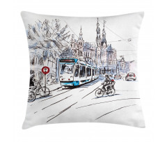 Amsterdam Cityscape Pillow Cover