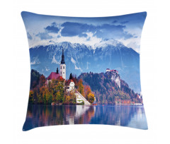 Bled Slovenia Lake Pillow Cover