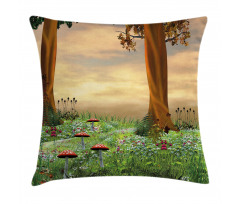 Enchanted Woods Sunset Pillow Cover