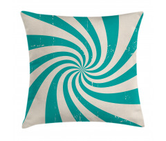 Nostalgic Spiral Colors Pillow Cover