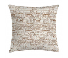 Americano Coffee Pillow Cover