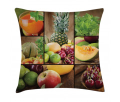 Fruit Pineapple Cherry Pillow Cover