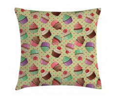 Bakery Polka Dots Pillow Cover