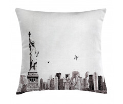 Cityscape of New York Pillow Cover