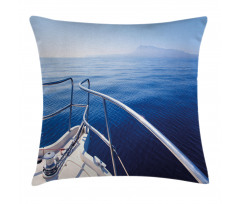 Boat Yacht Ocean Scenery Pillow Cover