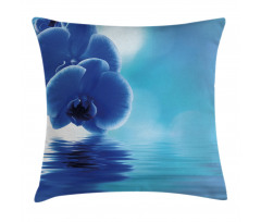 Orchid Floral Design Pillow Cover