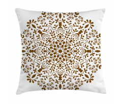 Abstract Vector Floral Pillow Cover