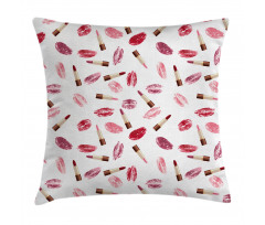 Lipstick Kiss Makeup Pillow Cover
