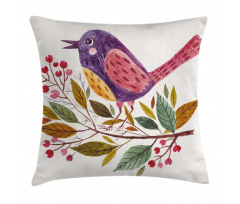 Birds on a Branch Pillow Cover