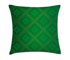 Vector Foliage Pattern Pillow Cover