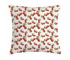 Cherry Fruit Pattern Pillow Cover