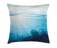 Fish Aquarium Coral Reefs Pillow Cover