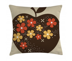Vector Big Apple Pillow Cover