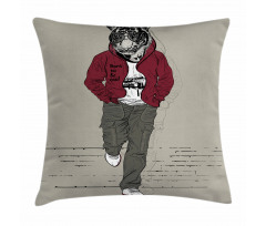 Lion Tiger Head Teenager Pillow Cover
