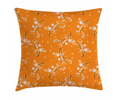 Cherry Tree Blossoms Pillow Cover