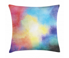 Watercolor Nebula Pillow Cover