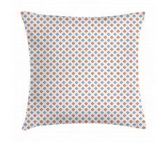 Colored Rhombs Borders Pillow Cover