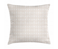 Pastel Flowers and Dots Pillow Cover