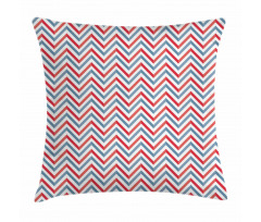 Pastel Zig Zag Pattern Pillow Cover