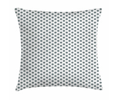 Vintage Sketch Dots Pillow Cover