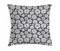 Sketchy Floral Dandelion Pillow Cover