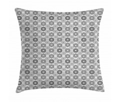 Abstract Hexagons Pillow Cover